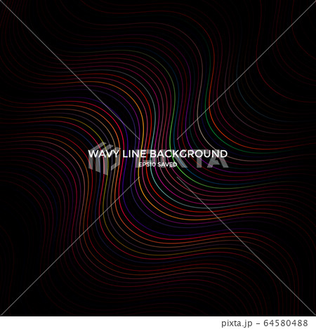 抽象 ライン パターン 64580488