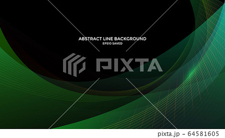 流動的 曲線 カーブ 64581605