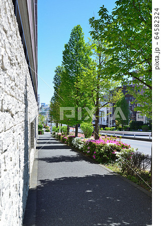 代々木上原駅周辺の住宅街 井の頭通り 64582324