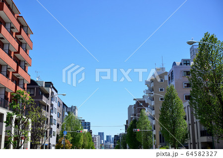 代々木上原駅周辺の住宅街 井の頭通り 64582327