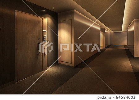 マンション 内廊下 64584003