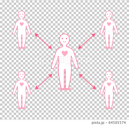 Social Distance Call Call for social distance measures against... - Stock Illustration ...