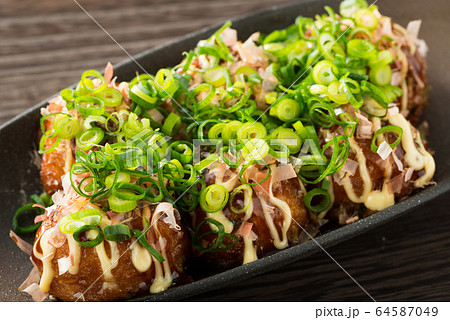 九条ネギのたこ焼き 64587049