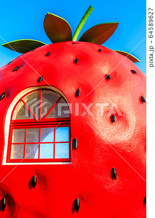 フルーツバス停：イチゴ　【長崎県諫早市小長井町】 64589627