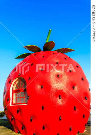 フルーツバス停：イチゴ　【長崎県諫早市小長井町】 64589628