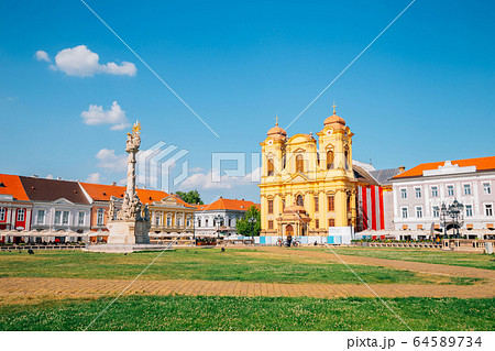 Piata Unirii Union square in Timisoara, Romania 64589734