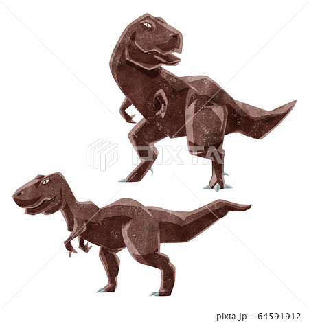 ティラノサウルスイラストのイラスト素材