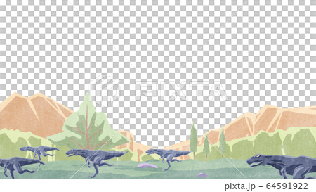 Raptor and meadow background frame Raptor and meadow background frame 64591922