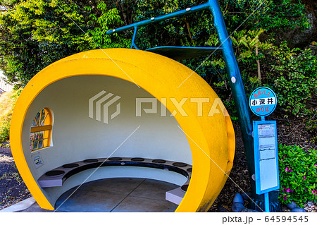 フルーツバス停：ミカン黄　【長崎県諫早市小長井町】 64594545