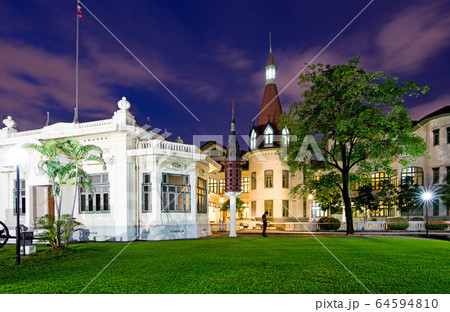 PhyaThai Palace on night time ,Bangkok,Thailand PhyaThai Palace on night time ,Bangkok,Thailand 64594810