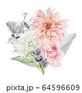 Watercolor Flowers Clipart, Floral Wedding Invitation Watercolor Flowers Clipart, Floral Wedding Invitation 64596609