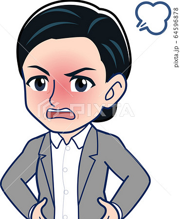 中堅の女性社員 64596878