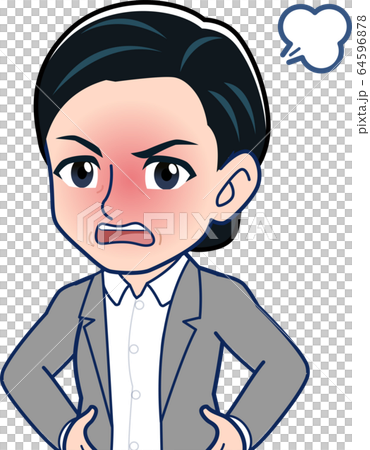 中堅の女性社員 64596878