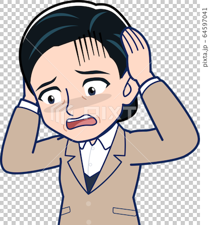 中堅のきれいなスーツを着た女子社員 64597041