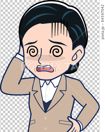 中堅のきれいなスーツを着た女子社員 64597042