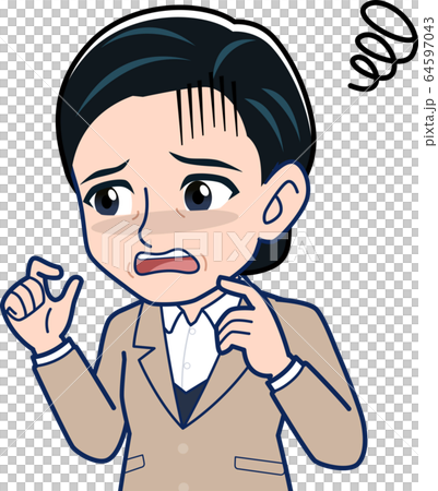 中堅のきれいなスーツを着た女子社員 64597043