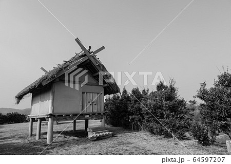 原の辻遺跡 モノクロ 【長崎県壱岐市】 原の辻遺跡 モノクロ 【長崎県壱岐市】 64597207