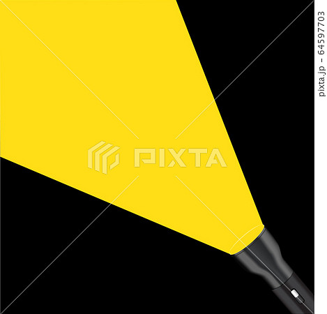 3D Flashlight with projection Spotlight on Banner 3D Flashlight with projection Spotlight on Banner 64597703
