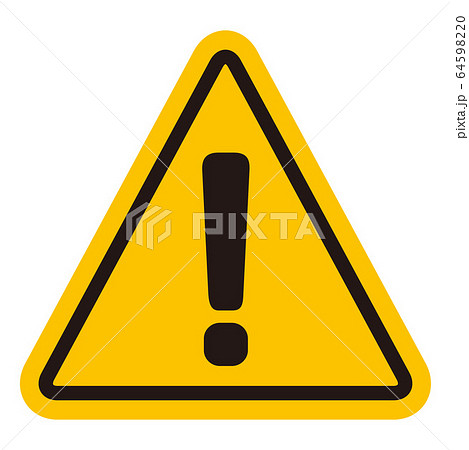 warning sign icon vector triangle 64598220