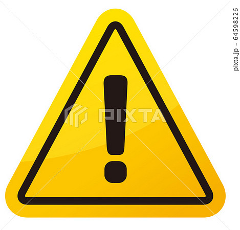 warning sign icon vector triangle 64598226