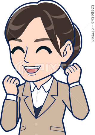 きれいなスーツを着た女性社員 きれいなスーツを着た女性社員 64598925