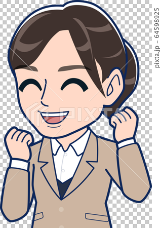 きれいなスーツを着た女性社員 きれいなスーツを着た女性社員 64598925