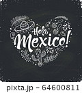 Viva mexico heart 64600811
