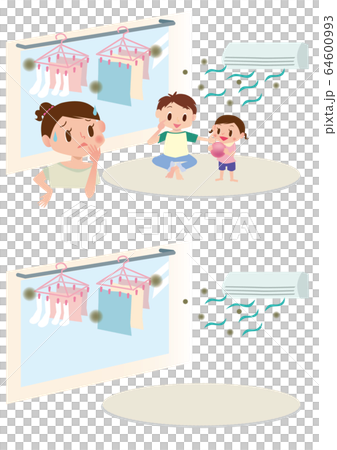 カビで困っている家族 64600993