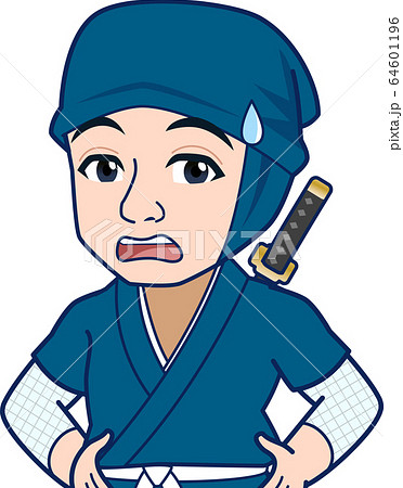 青い服の忍者 64601196