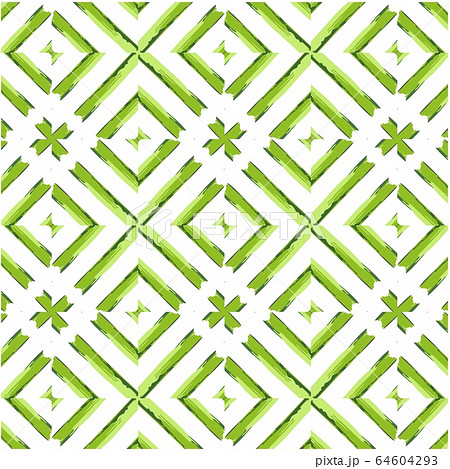 Abstract green geometric spring background. Elegant background green lines 64604293