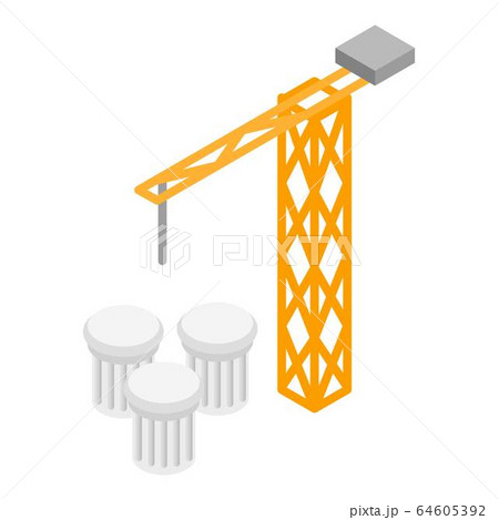 Construction icon, isometric style 64605392