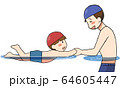 水泳コーチ 64605447