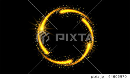 Vector abstract glitter ring fireworks with shiny 64606970