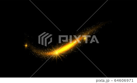 Golden abstract background with glitter waves. Golden abstract background with glitter waves. 64606971
