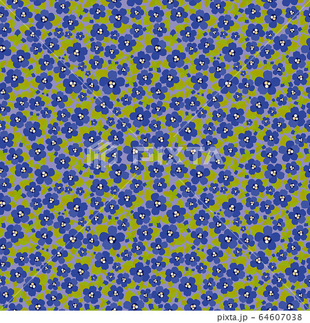 Seamless pattern with small flowers. Only jpeg. 64607038