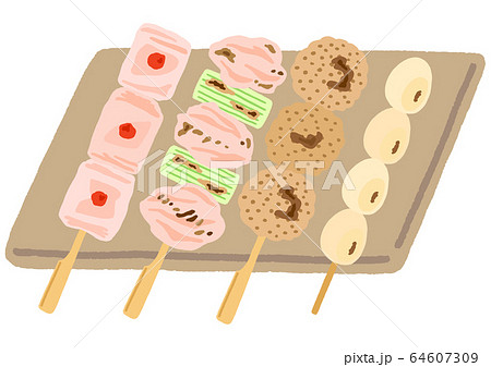 焼き鳥の盛り合わせ 焼き鳥の盛り合わせ 64607309