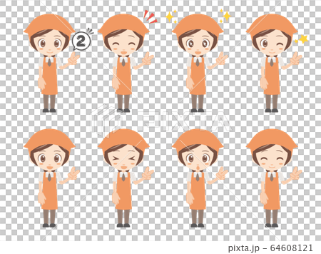 Person Set_2_Super Clerk_Female Person Set_2_Super Clerk_Female 64608121