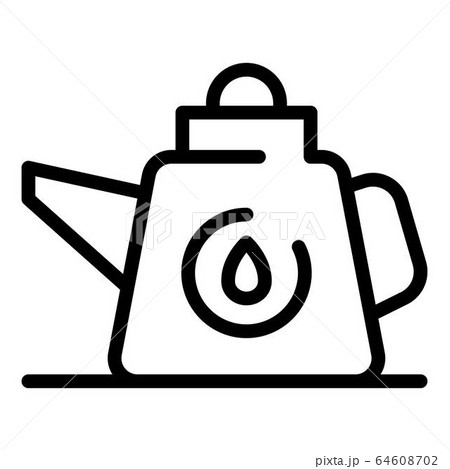 Metal oiler icon, outline style Metal oiler icon, outline style 64608702