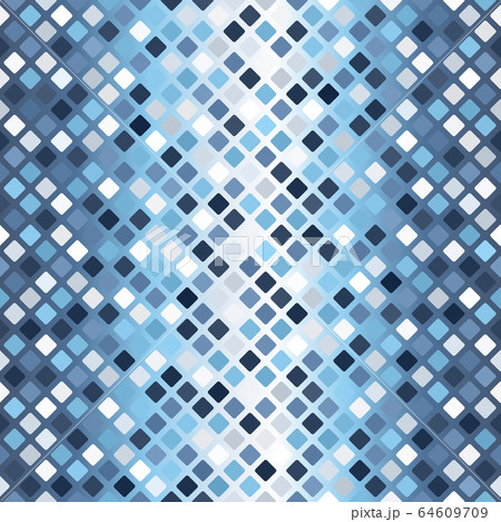 Glowing rounded diamond pattern. Seamless vectorのイラスト素材 [64609709] - PIXTA