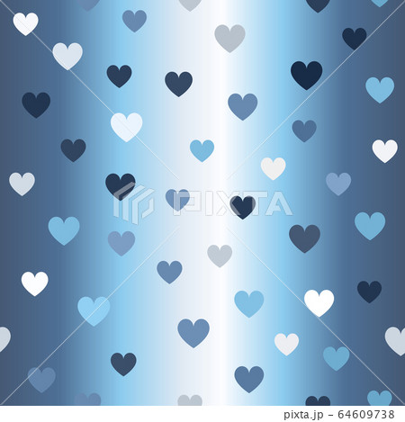 Gradient heart pattern. Seamless vector background Gradient heart pattern. Seamless vector background 64609738