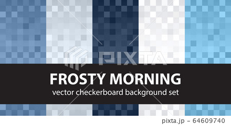 Checkerboard pattern set Frosty Morning. Vector Checkerboard pattern set Frosty Morning. Vector 64609740