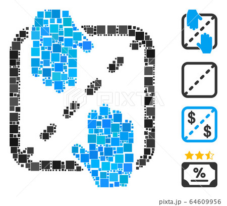 Square Authorized Shares Icon Vector Collage Square Authorized Shares Icon Vector Collage 64609956