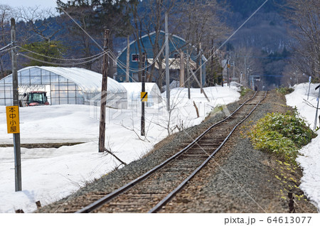 札沼線　本中小屋－中小屋　JR北海道　キハ40-400（苗穂） 64613077