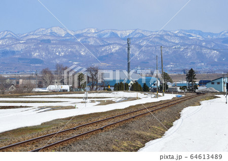 札沼線　札比内－豊ヶ岡　JR北海道　キハ40-400（苗穂） 64613489