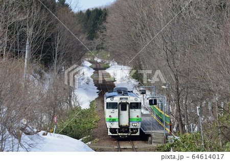 札沼線 石狩月形-豊ヶ岡 JR北海道 キハ40-402(苗穂) 札沼線 石狩月形-豊ヶ岡 JR北海道 キハ40-402(苗穂) 64614017