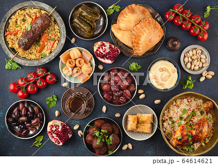 Ramadan Iftar food 64614621