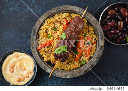 Middle Eastern meat Kebab 64614631