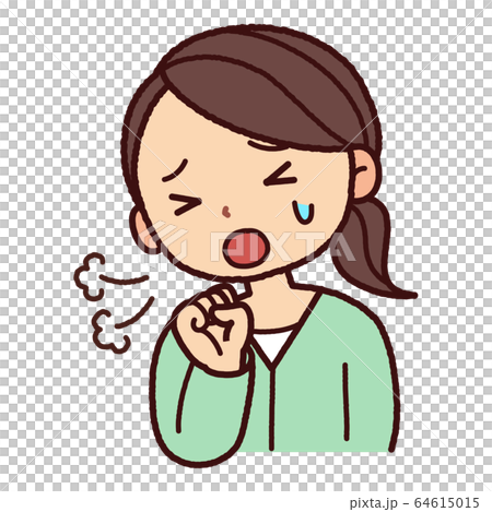 Female cough Sneeze - Stock Illustration [64615015] - PIXTA