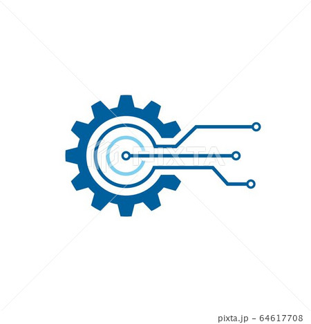Gear Template vector icon illustration 64617708