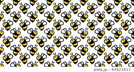 honey bee seamless pattern vector honeycomb scarf isolated cartoon repeat background tile wallpaper illustration textile doodle design honey bee seamless pattern vector honeycomb scarf isolated cartoon repeat background tile wallpaper illustration textile doodle design 64621611